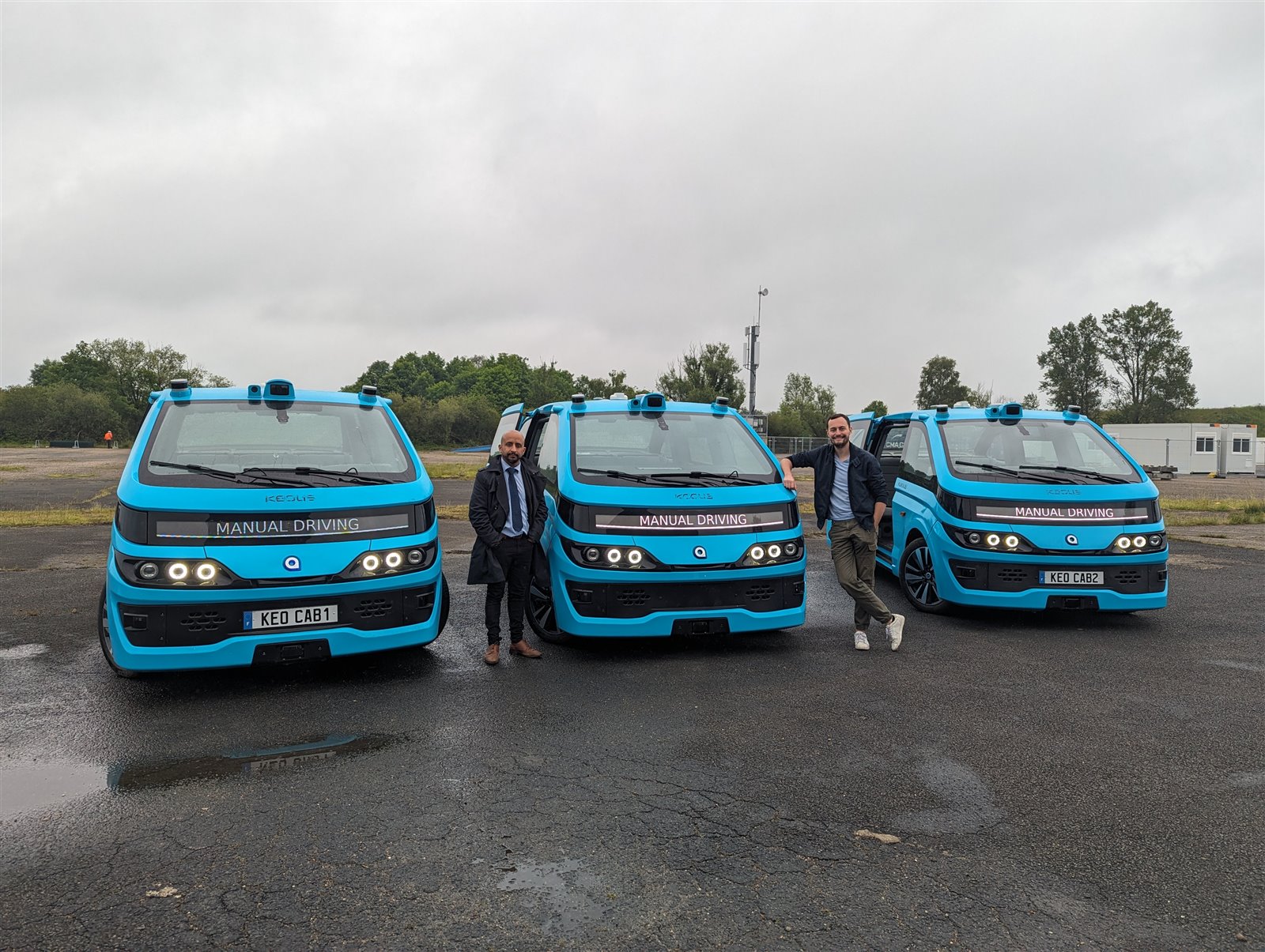 Trois robots taxis Navya Autonom Cab récupérés en mai 2024
